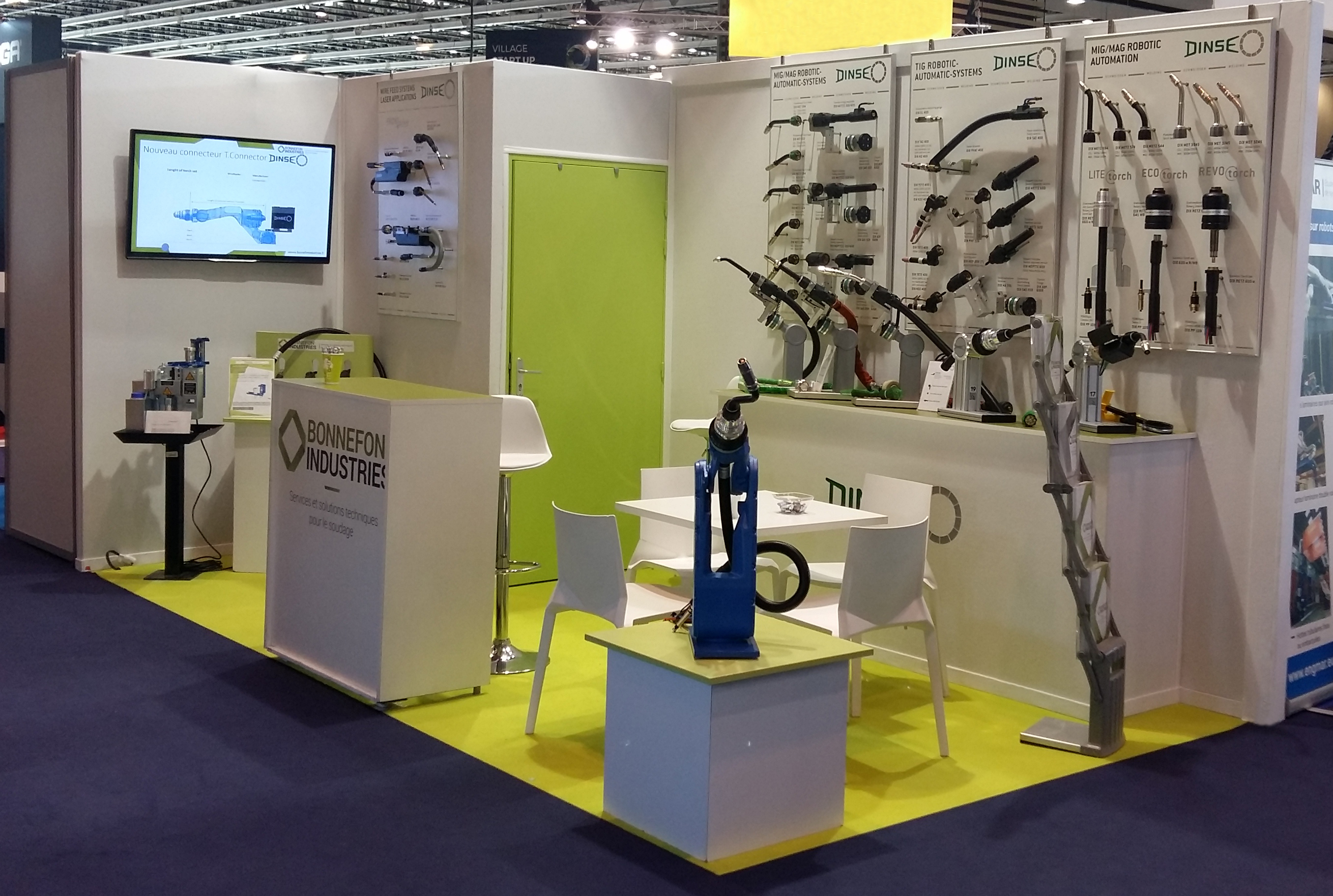 Stand BONNEFON INDUSTRIES Salon Industrie Lyon 2017